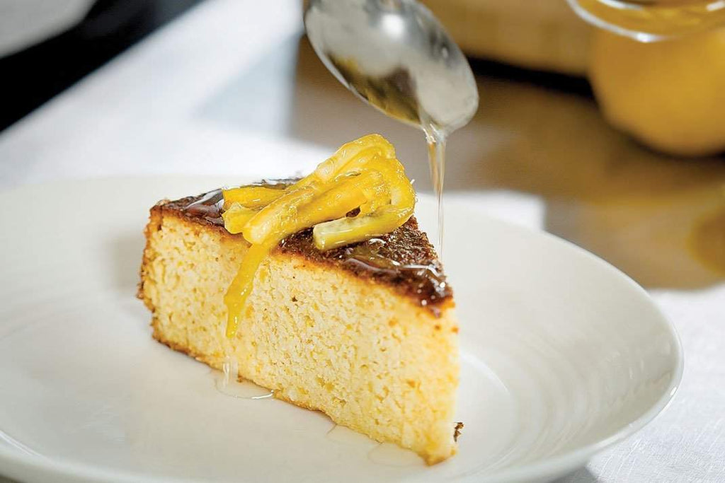 Orange Almond Cake with Syrup (two slices) (GF,V)-Dining At Home TEST-add ons,desserts,georges,store_georges
