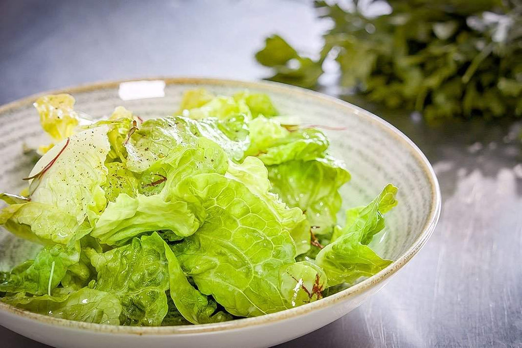 Leaf Salad with Herbs and Champagne Dressing-Dining At Home TEST-add ons,kingsleys,salads,sides,store_kingsleys
