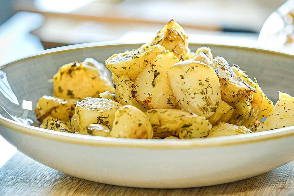 Lemon Herb Potatoes (4 generous portions)-Dining At Home TEST-add ons,sides,store_vessel,vessel